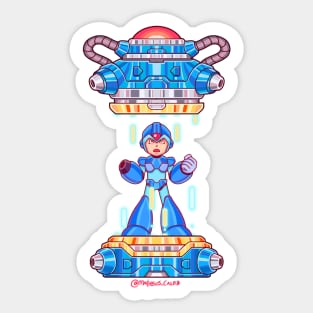 Mega Man X - Capsule Sticker